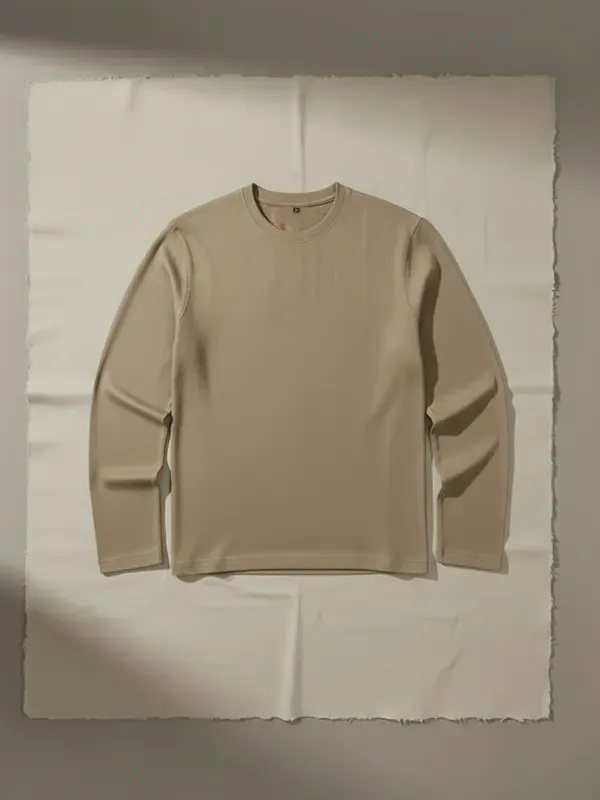 180 GSM Cotton Full Sleeve T-Shirts - Product 2