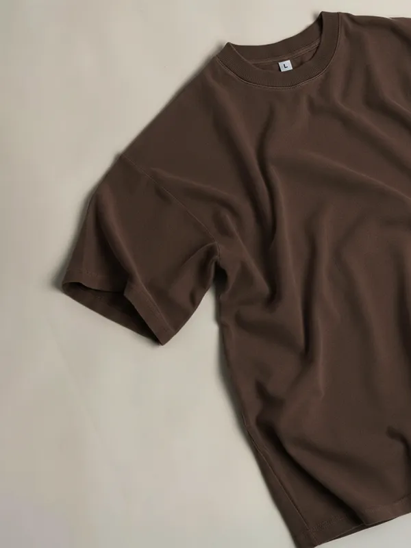 Chocolate Brown Oversized T-shirts