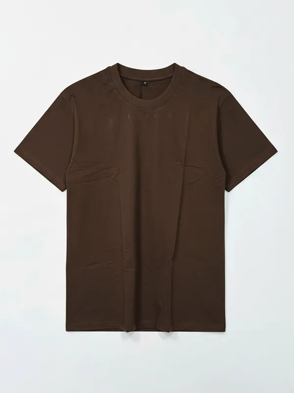 Chocolate Brown Regular T-shirts