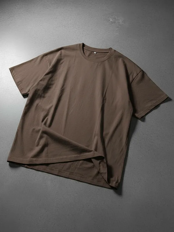 Chocolate Brown Oversized T-shirts