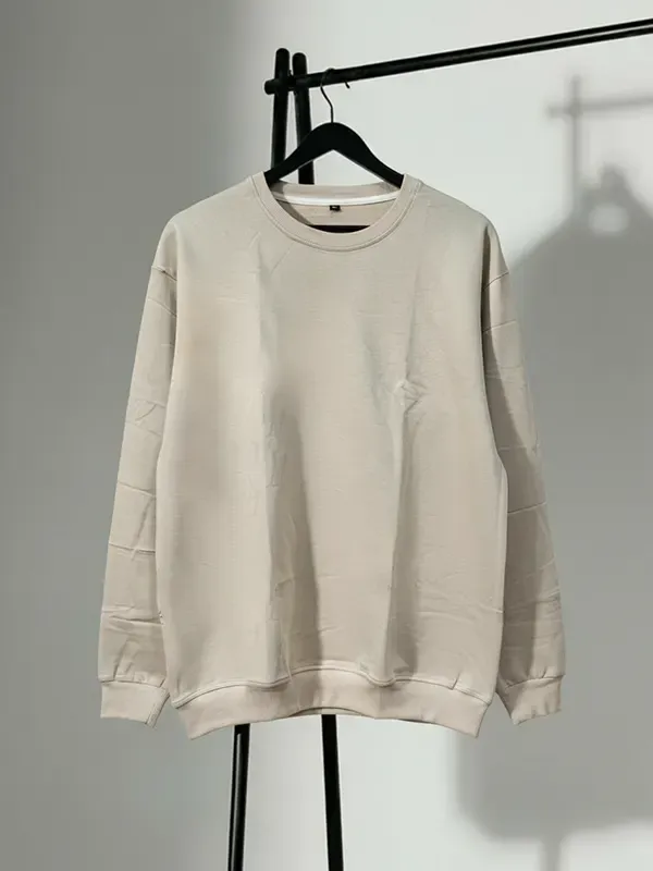 Cement Grey French Terry Sweatshirt 