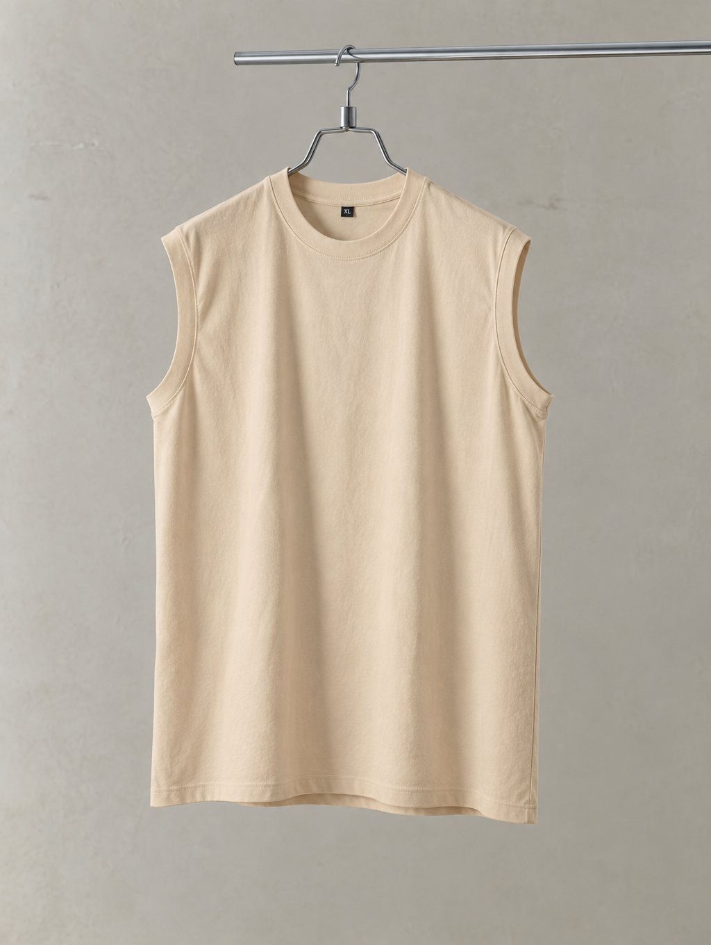 180 GSM Peach Fuzz Sleeveless T-Shirt