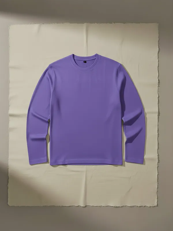 Lavender Full Sleeve T-shirts