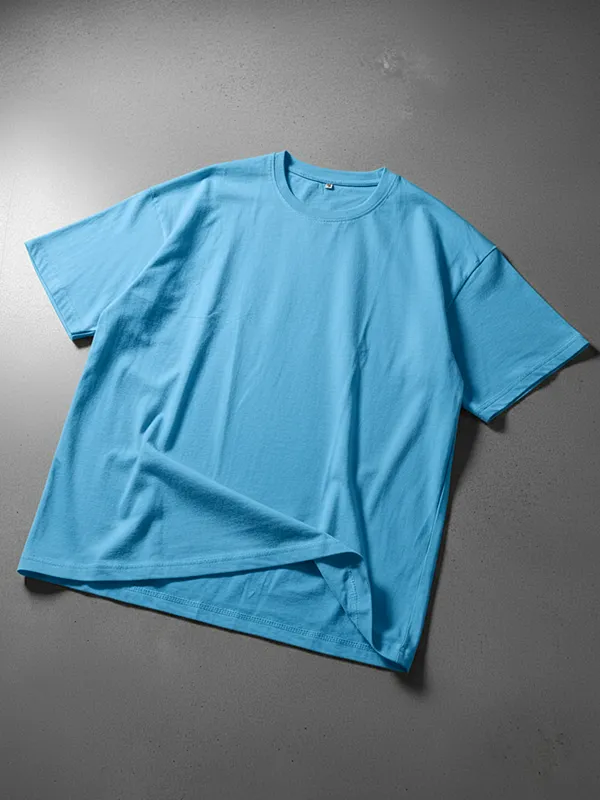 Light Blue Oversized T-shirts