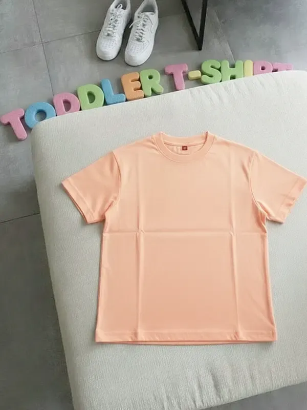 Toddler Peach Fuzz Single Jersey Regular T-shirt 