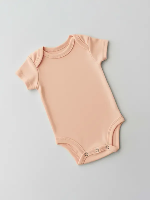 Peach Fuzz Rompers - Half Sleeve
