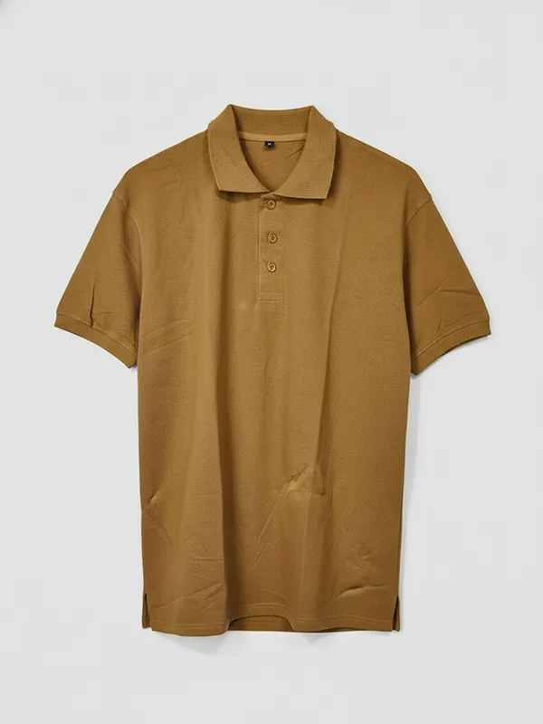 Snuff Brown Collar Half-sleeves