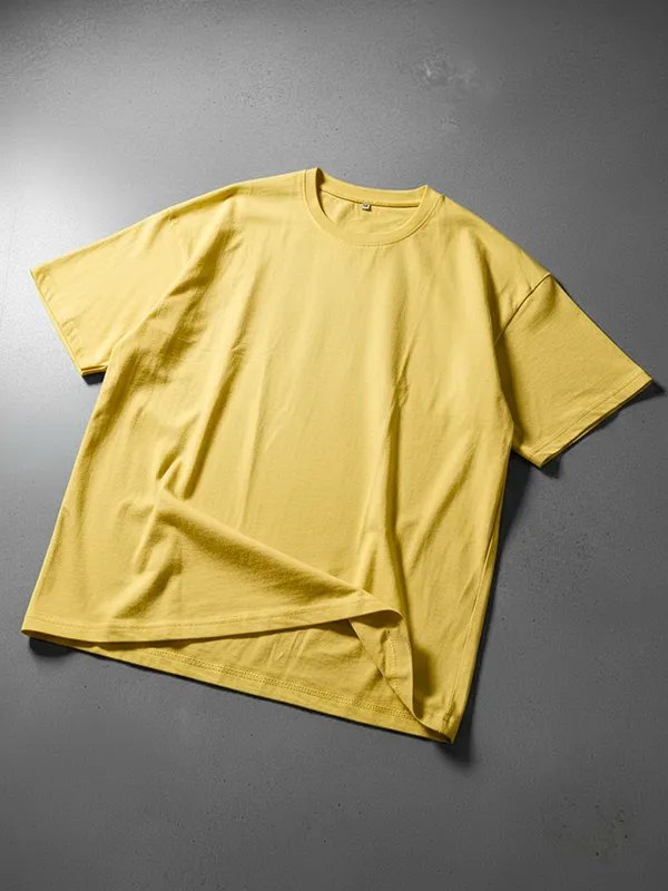 Summer Yellow Oversized T-shirts