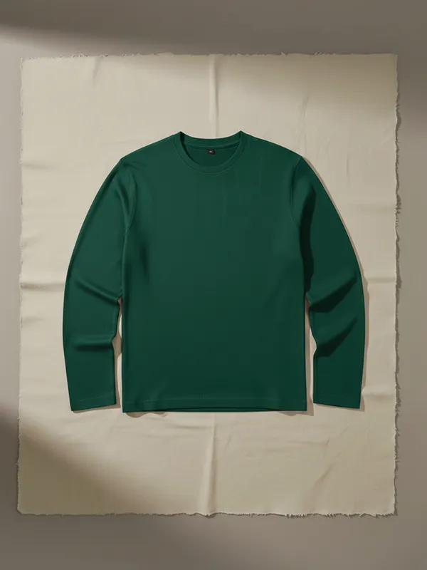 Teal Green Full Sleeve T-shirts