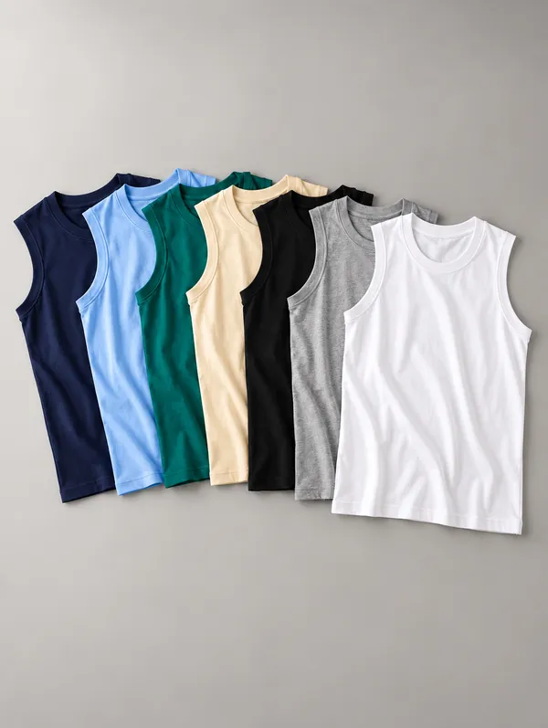 180 GSM Sleeveless T-Shirts
