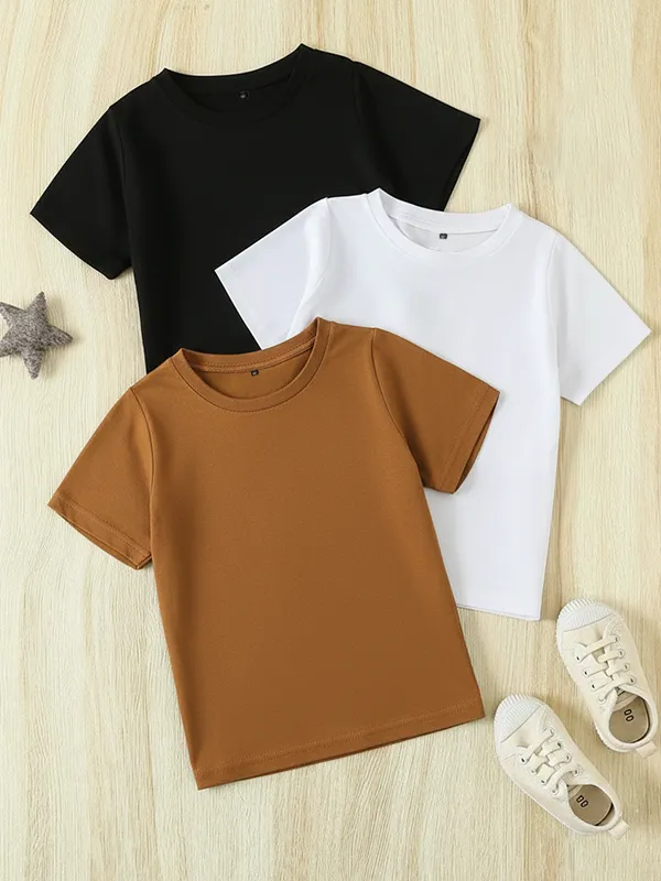 Toddler 200 GSM Cotton T-Shirts