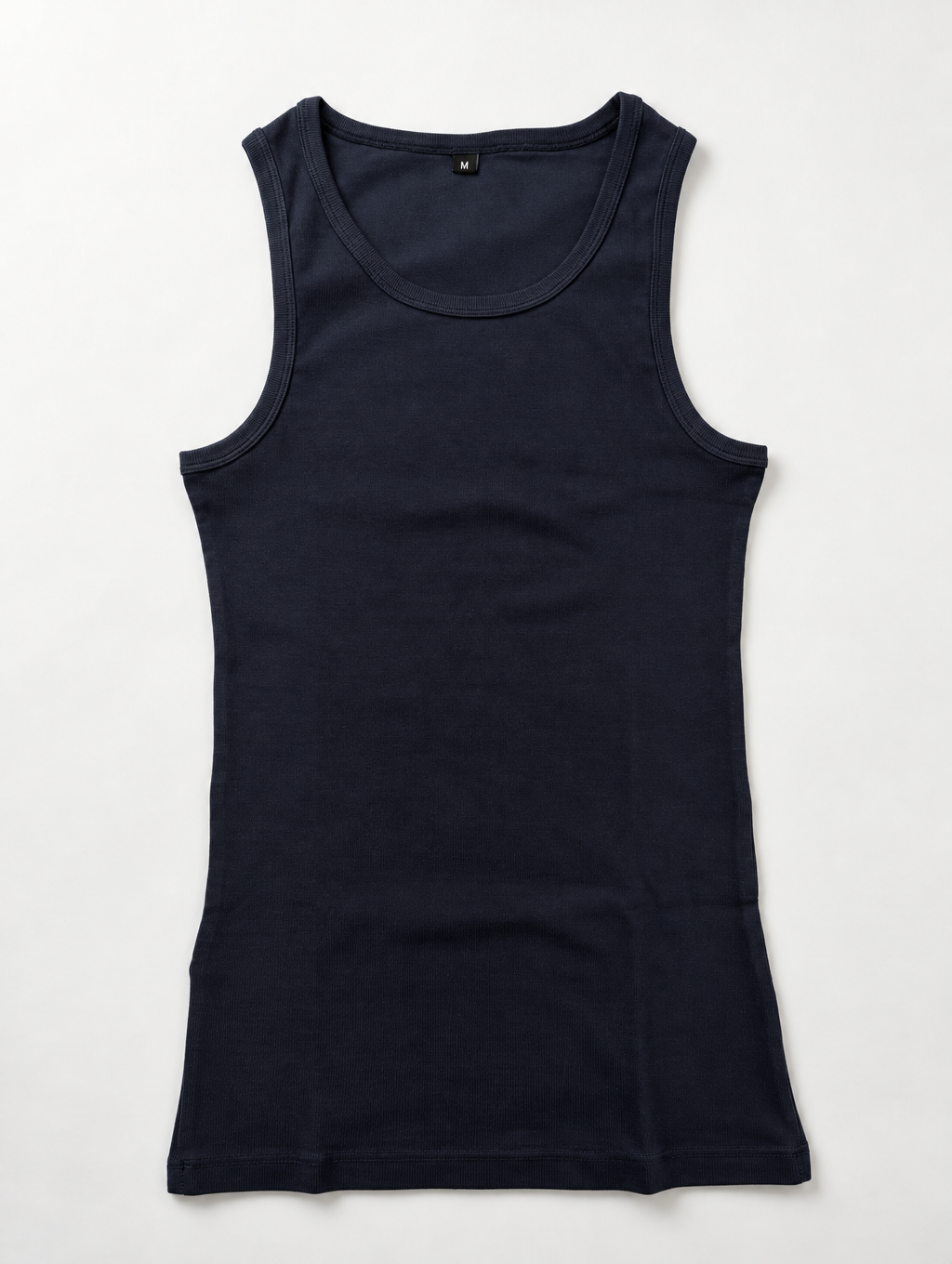 Dark Blue Ribbed Vest